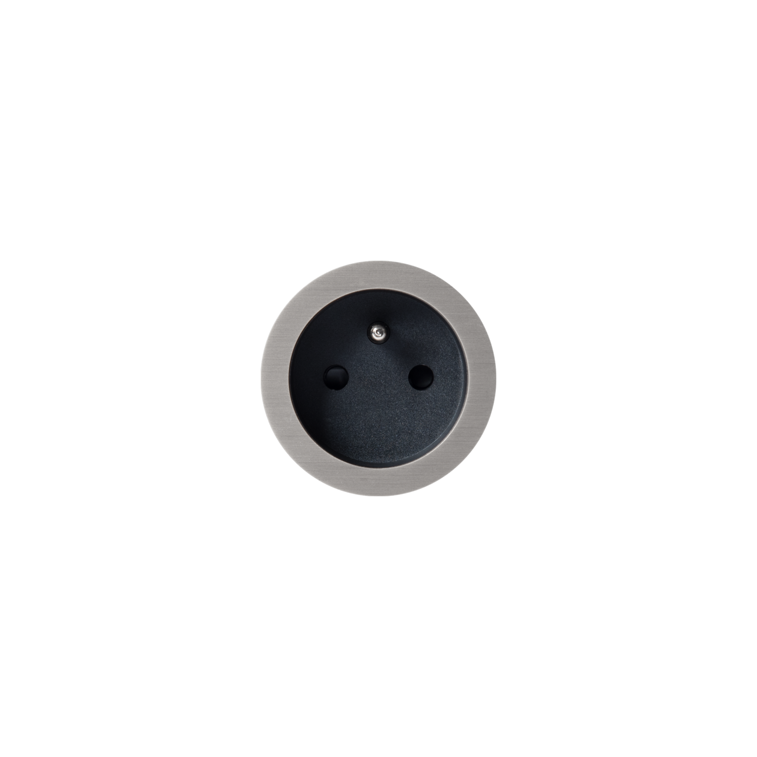 Rond 2.0 - multifit stopcontact nl-d lgrijs/zwart